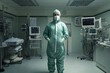 © Matija - medical professional surgeon doctor with surgical mask in the operating room