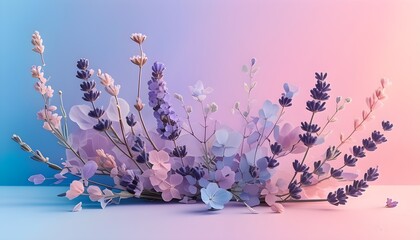 Pastel Gradient Dreamscape for Elegant Website Design and Print Materials