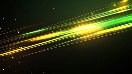 Aufkleber - Luminous abstract sparkling lined background with shining streaks. Alluring light flares on dark background.