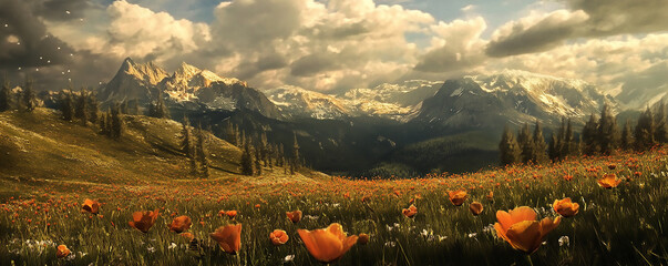 Wild rugged and mountainous landscape of Eastern