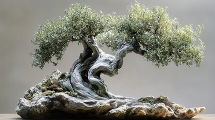 Poster - Bonsai Tree: A Miniature Masterpiece of Nature