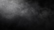 © best stock - Fog or smoke isolated transparent special effect on black background. White vector cloudiness, mist or smog background.