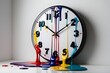 © Creative-Bundles - amazing and beautiful clock time running view By Ai Generated