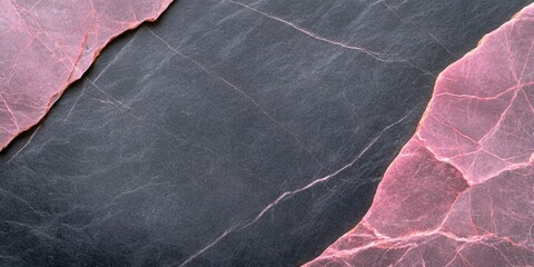 DetailedÂ black and red granite and marble textures with crimson veins and fissures.