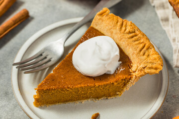 Canvas Print - Thankskgiving Homemade Pumpkin Pie