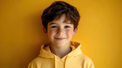 The Boy in Yellow Hoodie