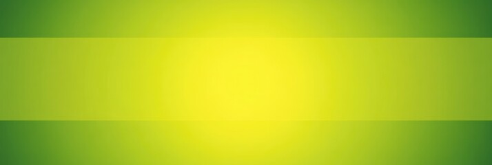 Wall Mural - Green and yellow abstract background with bright banner for copy space. Panorama, panoramic banner
