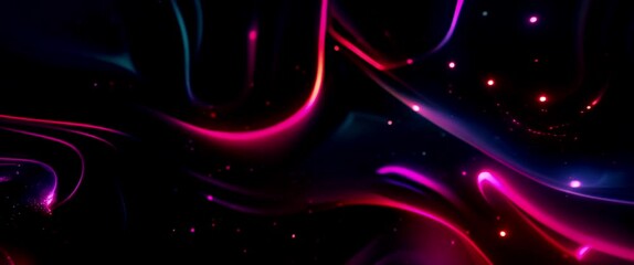 Wall Mural - Abstract multicolored neon background