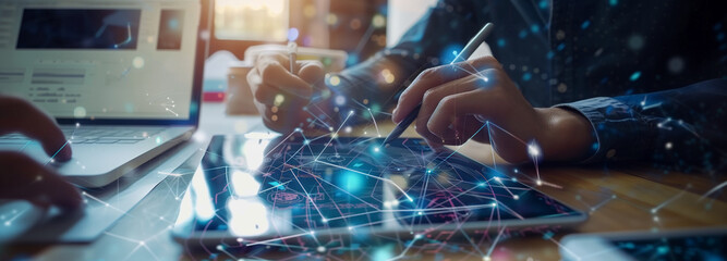 digital technology business stock backgroud