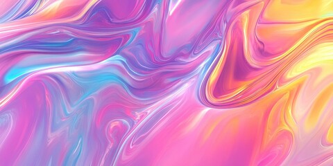 Wall Mural - abstract wavy liquid background featuring a digitally painted texture ideal for web design templates