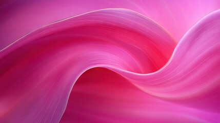   A close-up of a pink background with a wavy design at the top and bottom of the image