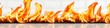 © typepng - Realistic fire flame effect ‍set with transparent background. Fire flame png set