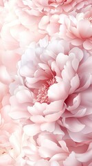 Wall Mural -   A pink close-up of a flower with a white center in its center