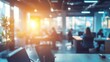 © Johannes - Blurred background of businesspeople working in modern business technology office