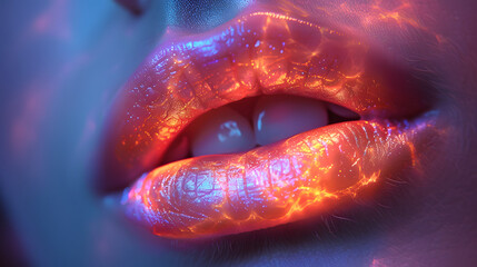 Luminous Lip Art