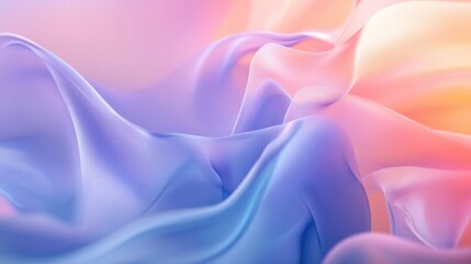 Wall Mural - Glassmorphism background with a smooth gradient and semi-transparent frosted look