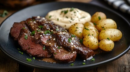 Beef tongue with horseradish sauce and boil