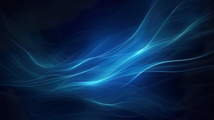 Wall Mural - Blue_technology_minimalist_curve_background