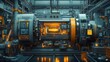 © julija - generative ai replaces manual labor in a modern workplace symbolized by an intelligent machine seamlessly completing tasks with precision and efficiency showcasing the future of work