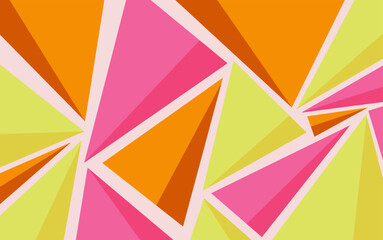 Wall Mural - abstract colorful background design with modern triangle shape