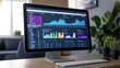 © Youttakone - A digital marketing dashboard displayed on a computer screen, filled with analytics and performance metrics