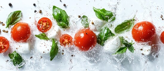 Sticker - Fresh Tomato, Basil, and Mozzarella Salad