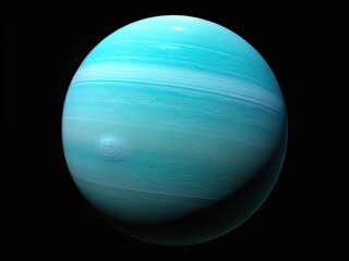 Wall Mural - stunning uranus texture displaying vibrant blues and atmospheric patterns for cosmic imagery use