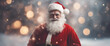 © FrameFinesse - Smiling Santa Claus with copy space