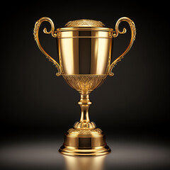 Golden Winners Championship Trophy for Sports and Competitions