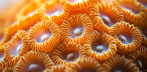 An up-close view of coral with numerous small holes, evoking Trypophobia, coral, holes, texture, pattern, natural, underwater.