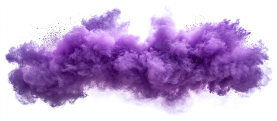 Canvas Print - Purple Powder Explosion