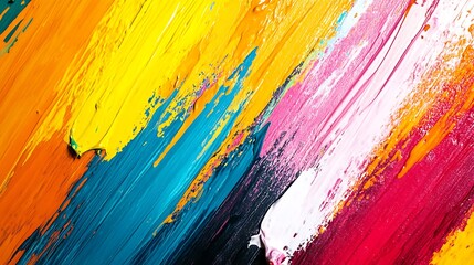 Poster - Abstract Painting with Vibrant Colors