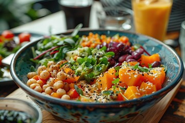 Sticker - Colorful and Healthy Buddha Bowl