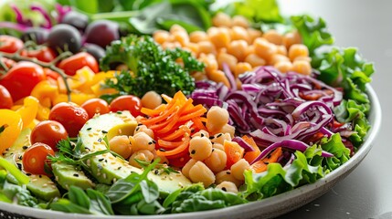 Wall Mural - Colorful and Nutritious Salad