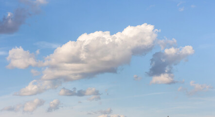 Beautiful blue sky clouds for background.