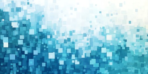 Wall Mural - abstract blue and white square pattern background.
