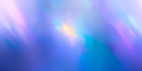 Wall Mural - Abstract blue, pink, and yellow gradient background with a blurred, dreamy aesthetic.