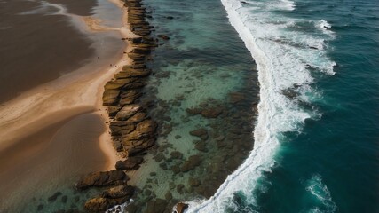 closeup image of a ocean for background