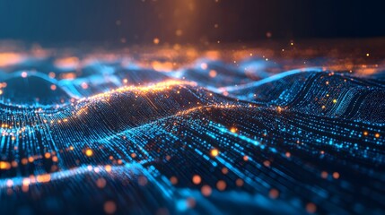 Abstract technology big data background concept.