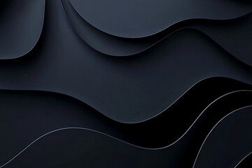 Wall Mural - smooth gradient black background, wallpaper