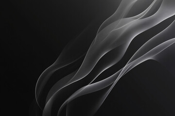 Wall Mural - smooth gradient black background, wallpaper