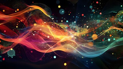 Abstract technology big data background concept.