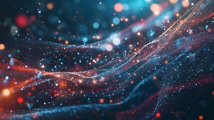 Abstract technology big data background concept.