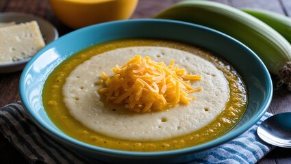 Paraguayan sopa paraguaya cornbread with cheese closeup