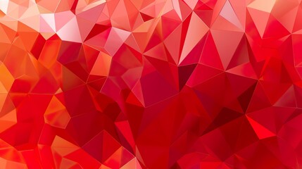 Wall Mural - Red_geometric_background