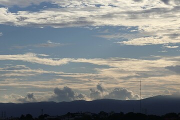 clouds in the sky