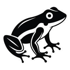 Wall Mural - Solid color Mantella Frog animal vector design