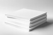 © dendyh7 - Blank A4 Stacked Paper Mockup isolated created with Generative AI