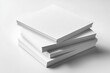 © dendyh7 - Blank A4 Stacked Paper Mockup isolated created with Generative AI