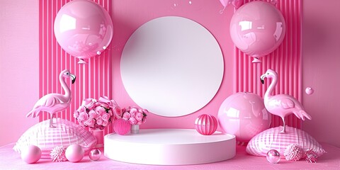 Poster - pink cake